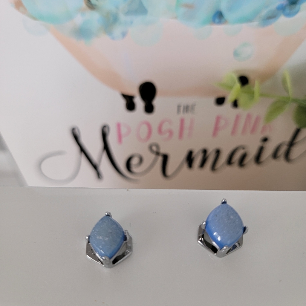 Keep Diamond Druzy Blue